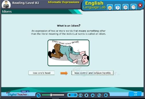 What is an idiom: An idiom is a expression of two or more words.